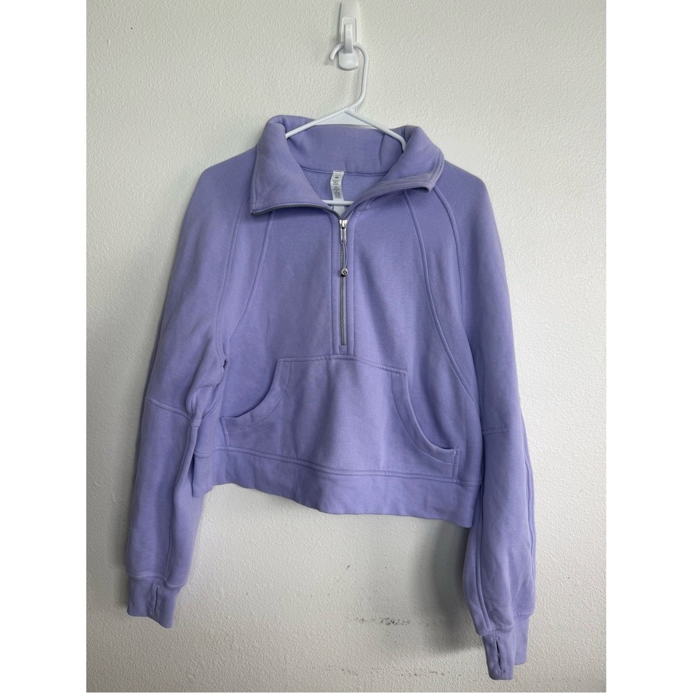 lululemon athletica Lavender Quarter-Zip Pullover